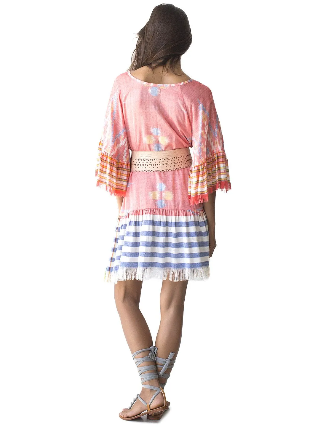MARGARITA SHORT IKAT DRESS