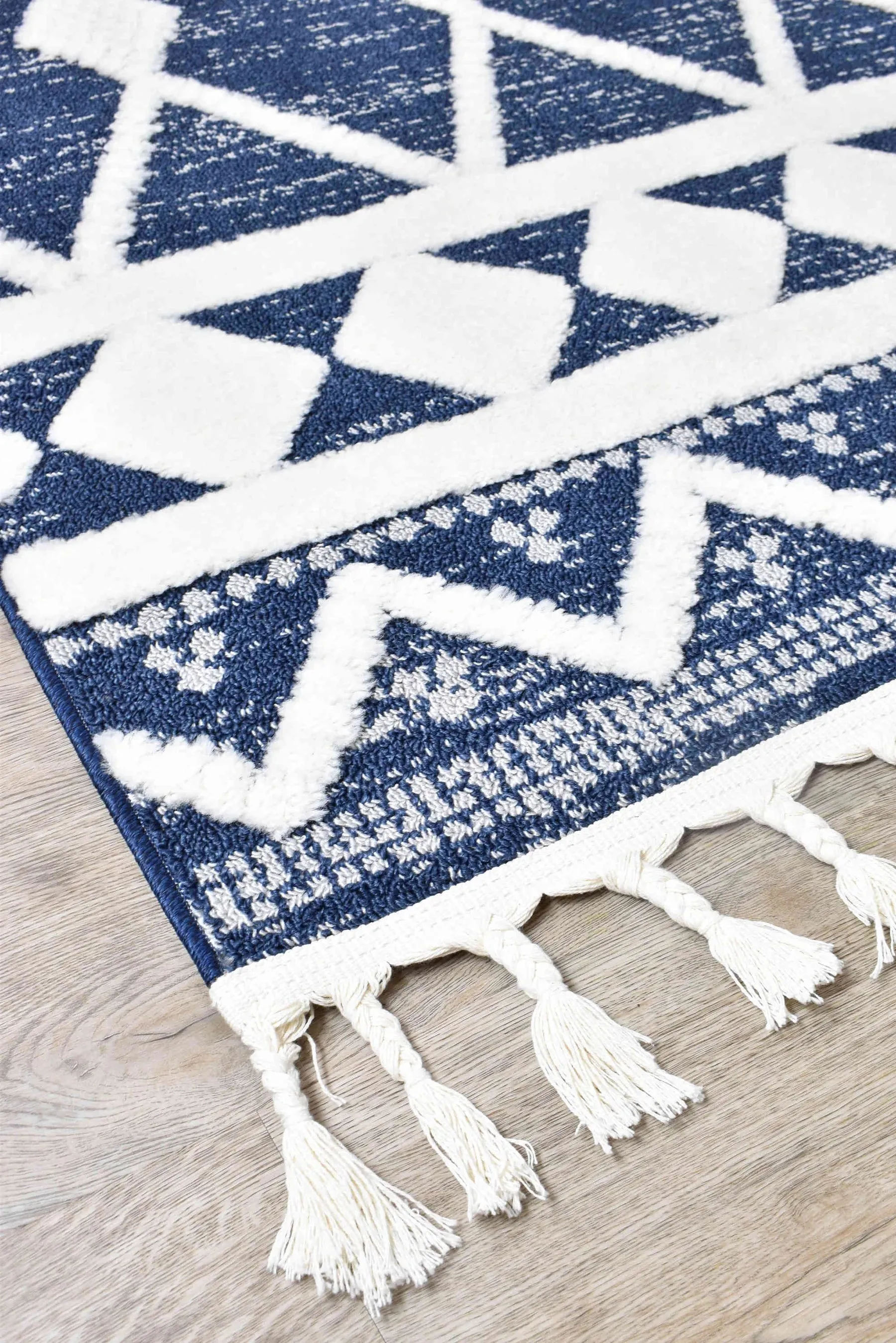 Mia B0370A Navy Rug by Austex