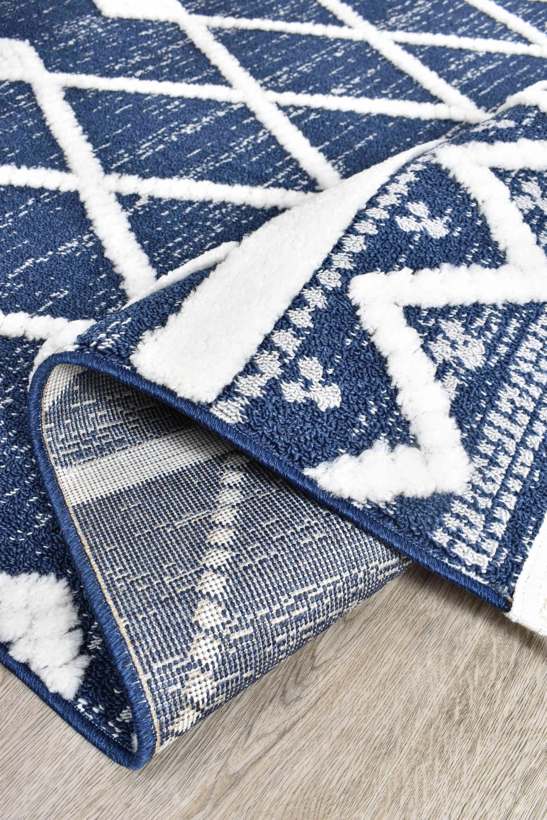 Mia B0370A Navy Rug by Austex