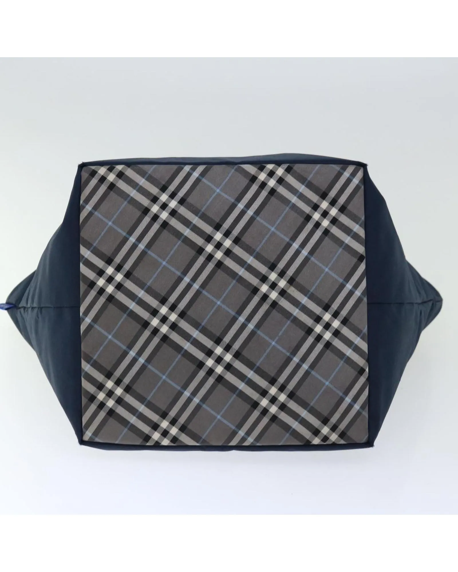 Navy Blue Nylon Hand Bag by Burberrys Blue Label