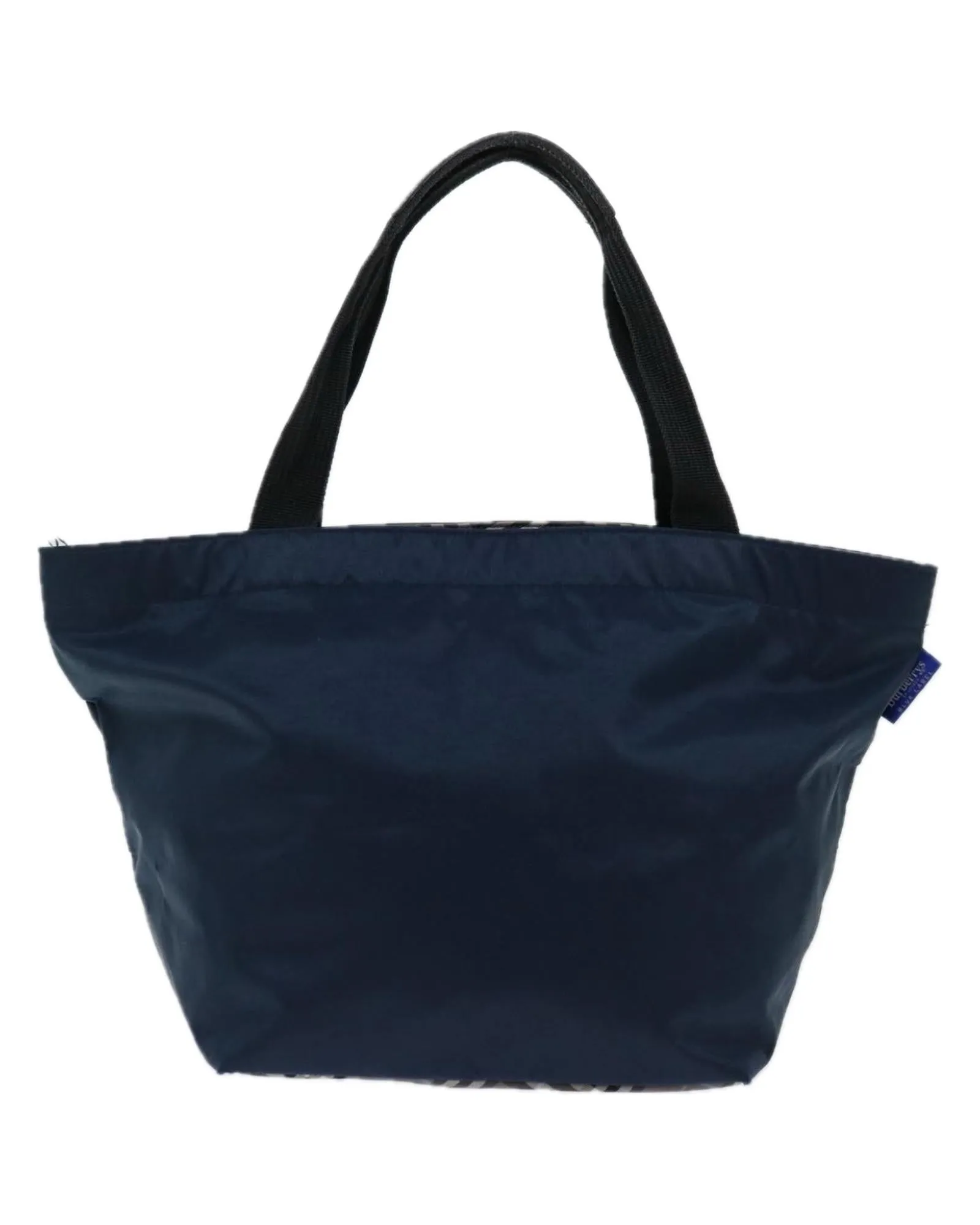 Navy Blue Nylon Hand Bag by Burberrys Blue Label