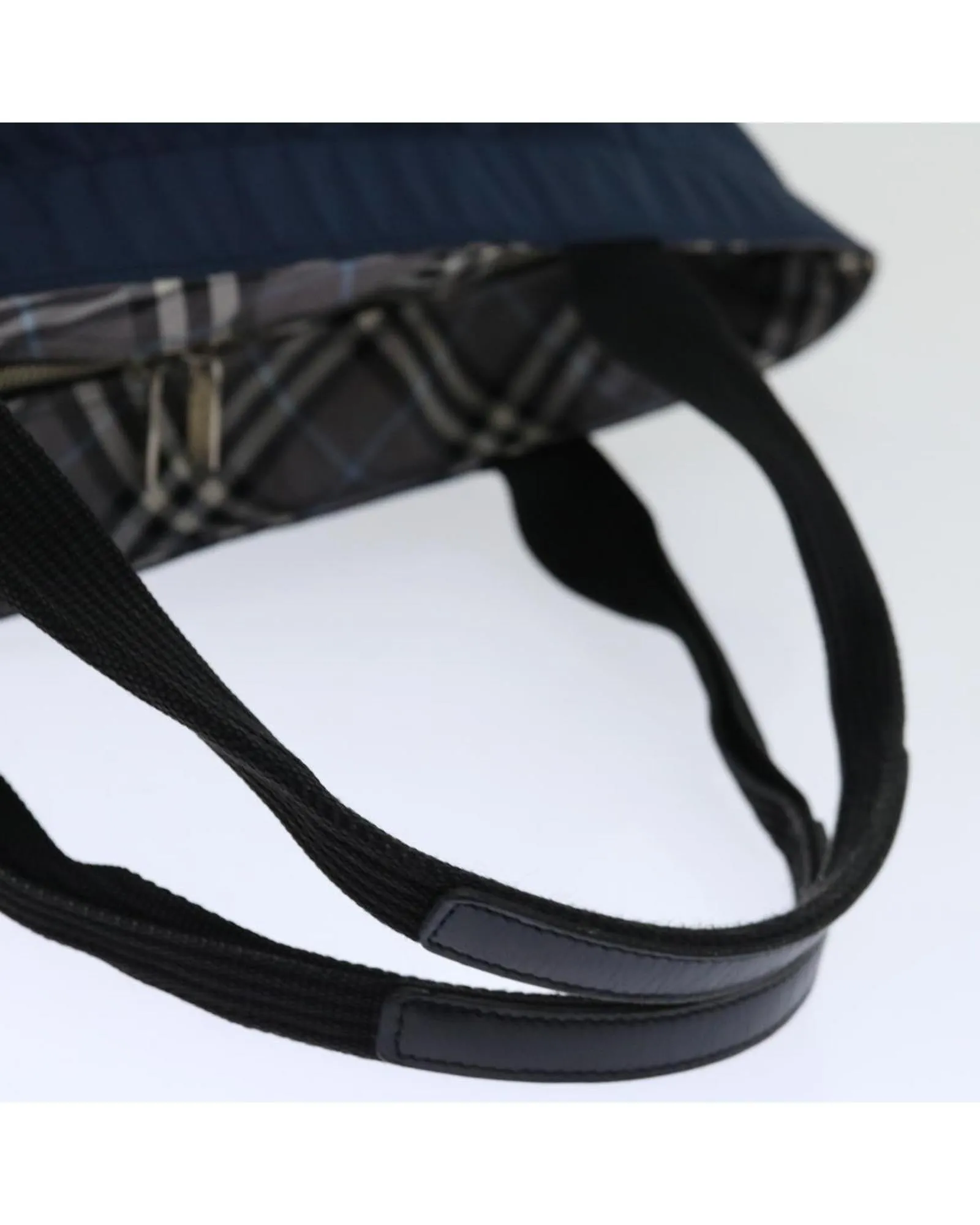 Navy Blue Nylon Hand Bag by Burberrys Blue Label
