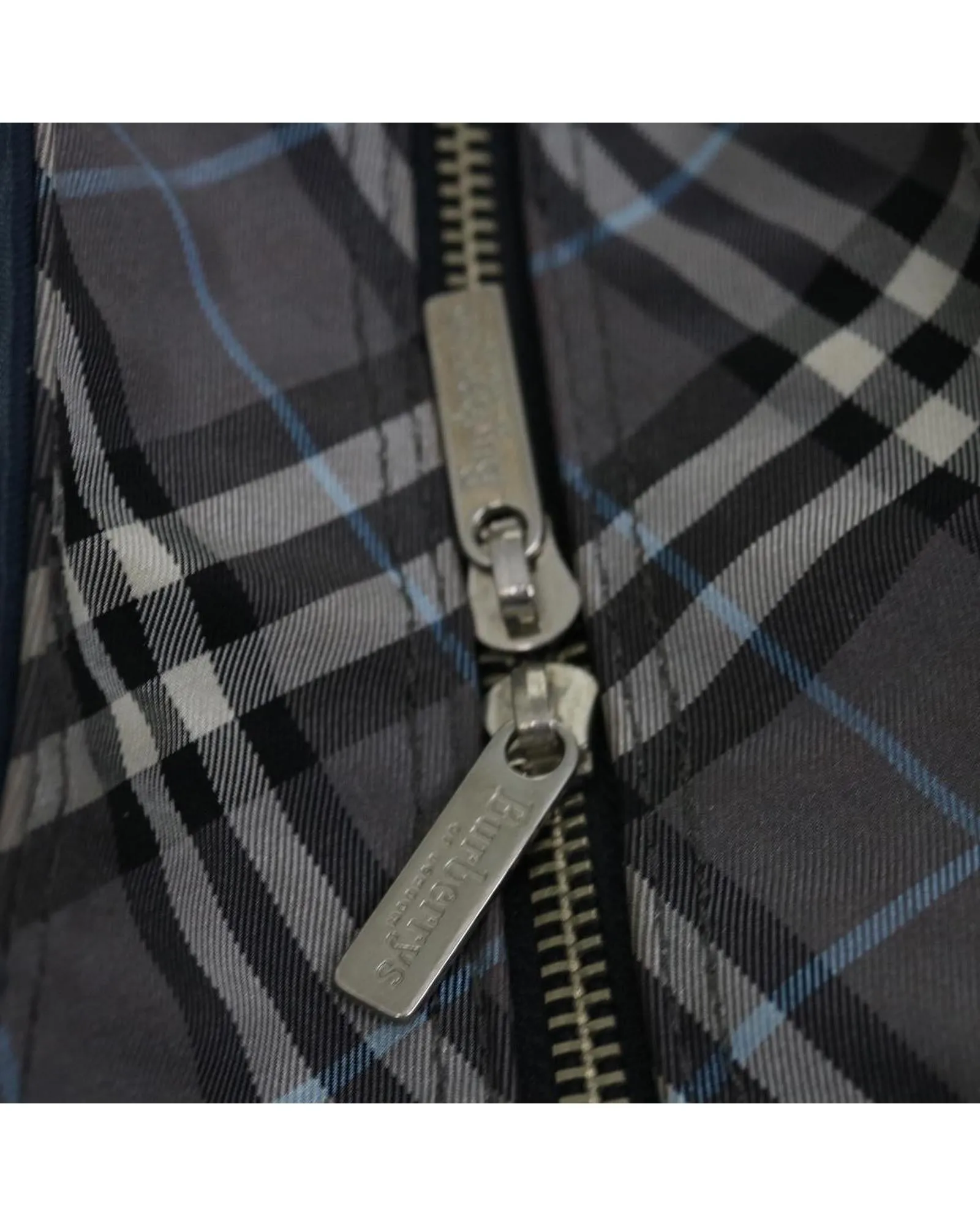 Navy Blue Nylon Hand Bag by Burberrys Blue Label