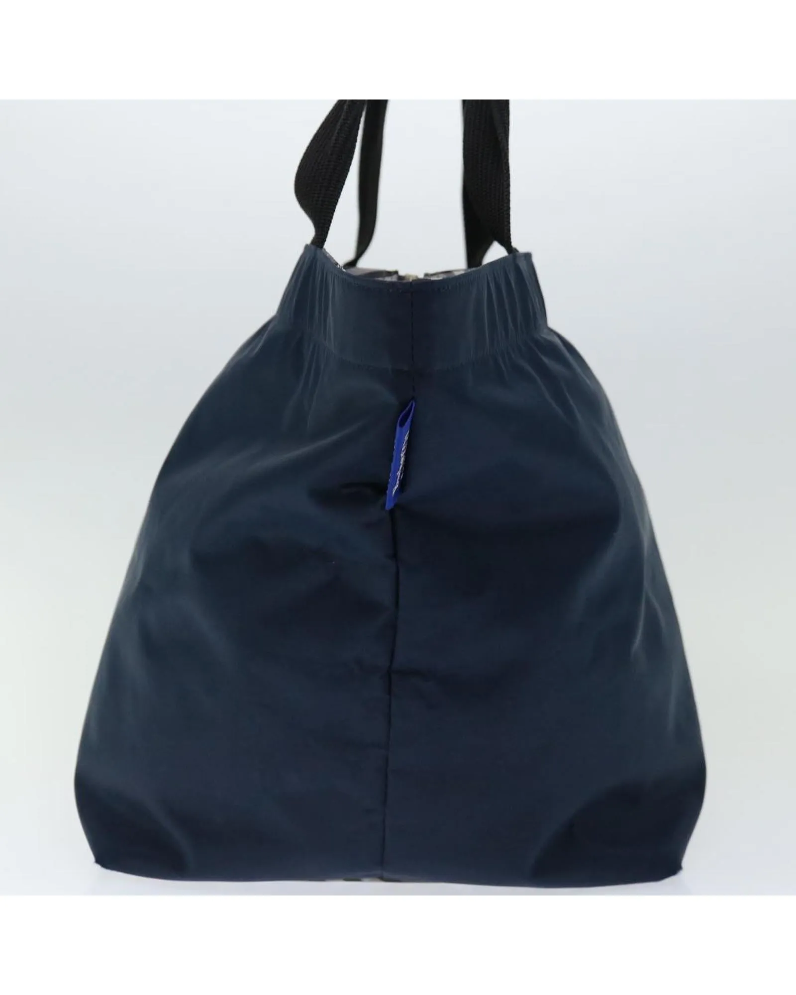Navy Blue Nylon Hand Bag by Burberrys Blue Label