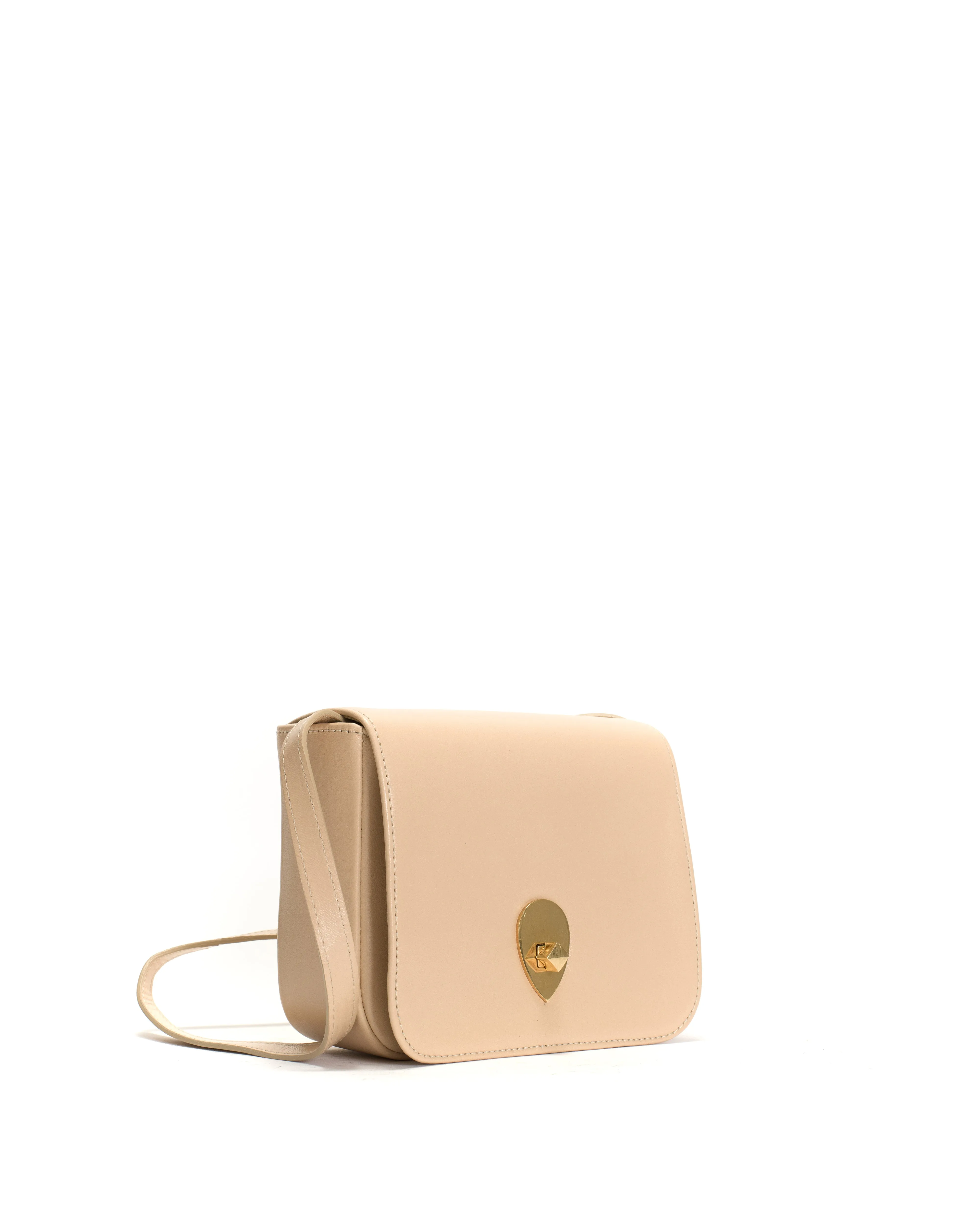 Nielle petite crossover bag Shiny lamb Vanilla cream