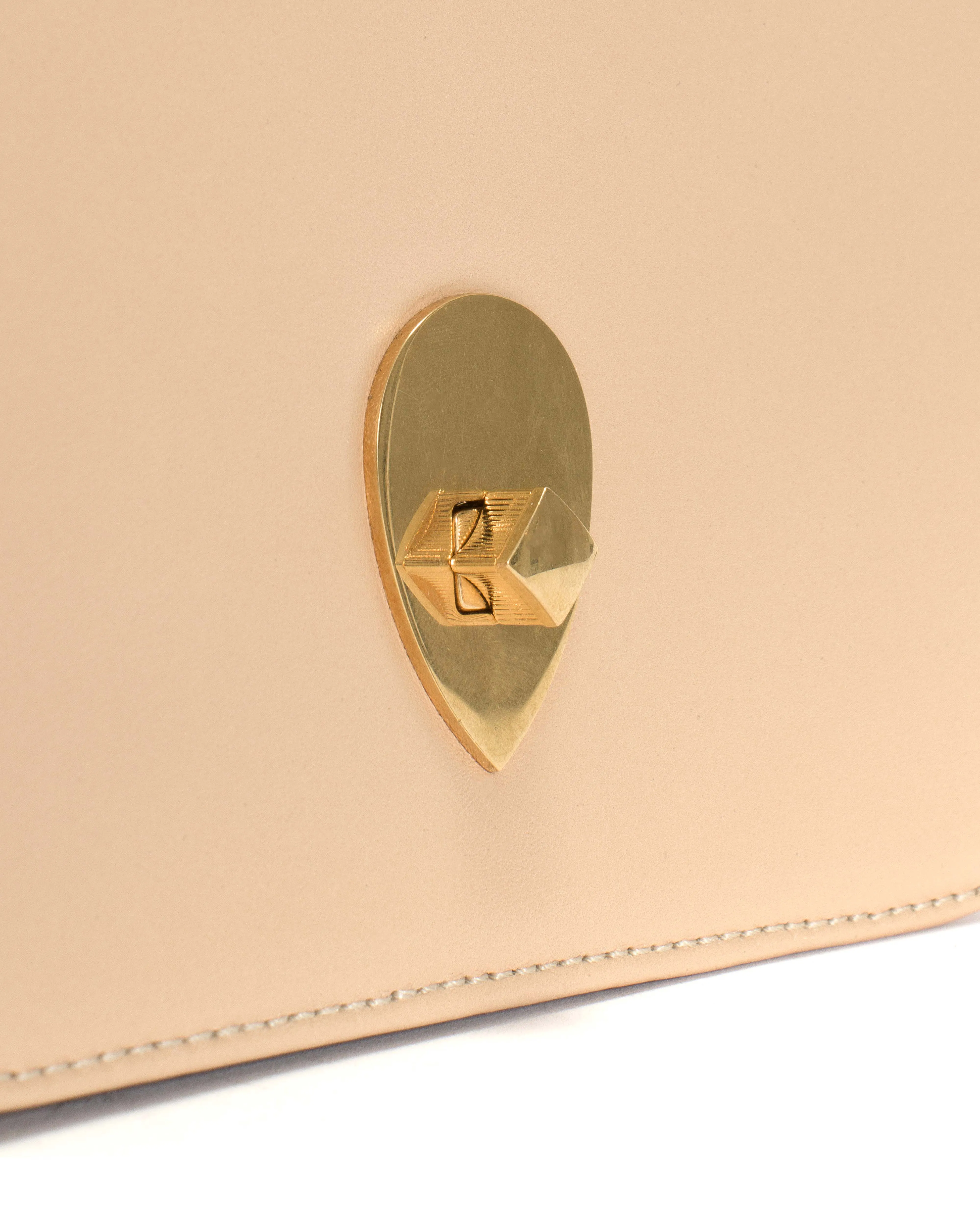 Nielle petite crossover bag Shiny lamb Vanilla cream