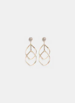Open Loop Dangle Earrings