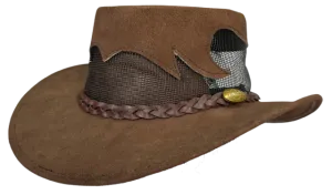 OUTBACK SURVIVAL GEAR - "SUMMER BREEZE" HAT - MOCHA S1006