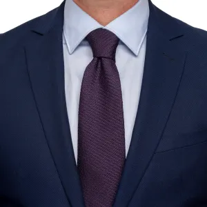 Plum Grenadine Silk Tie