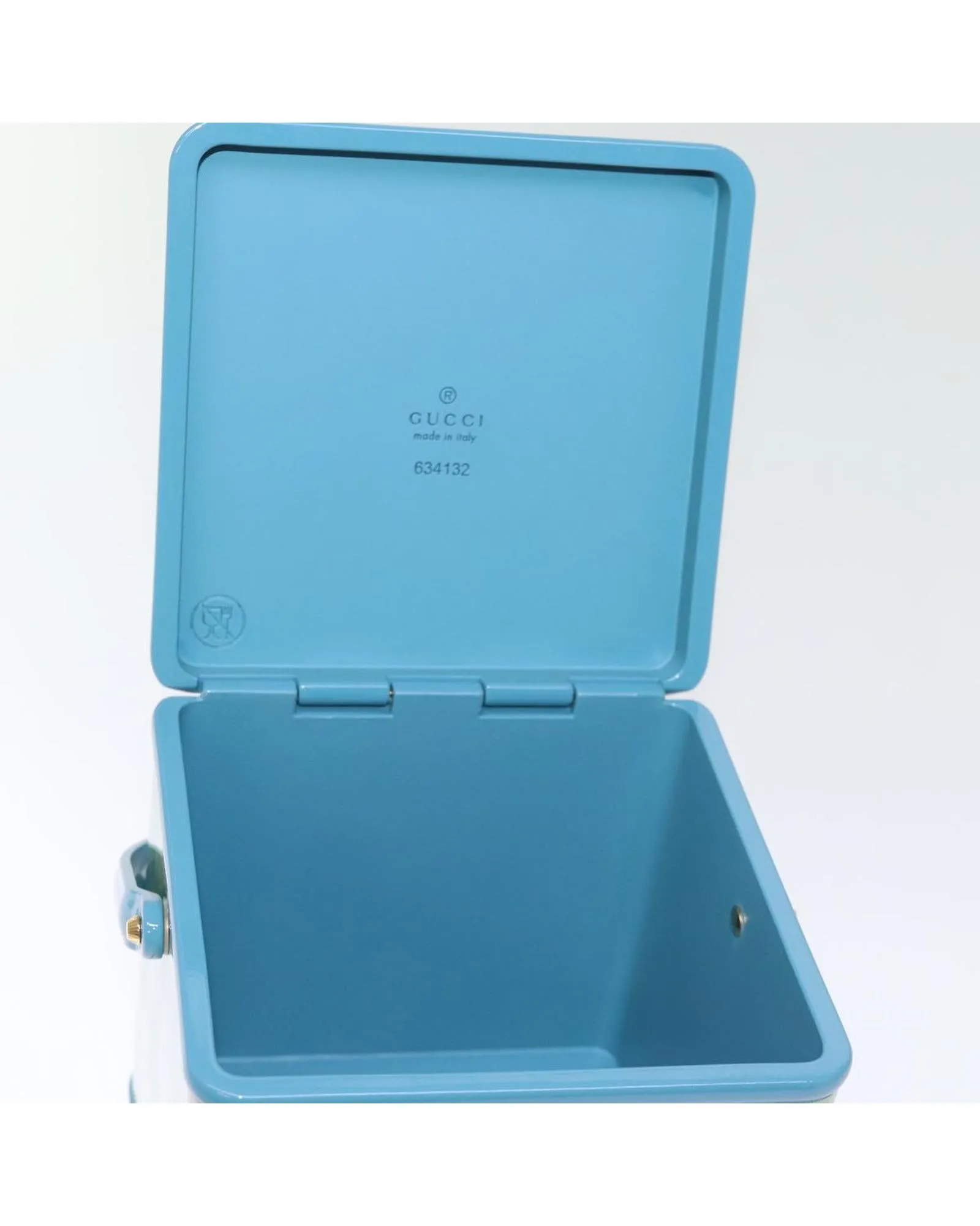 Resin Green Box Handbag by Italian Designer