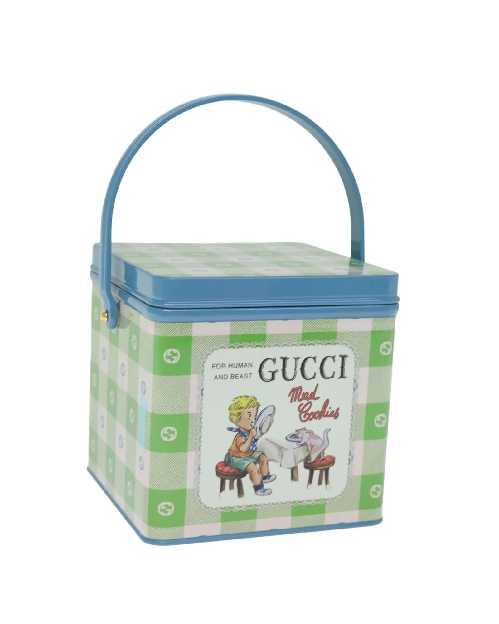 Resin Green Box Handbag by Italian Designer