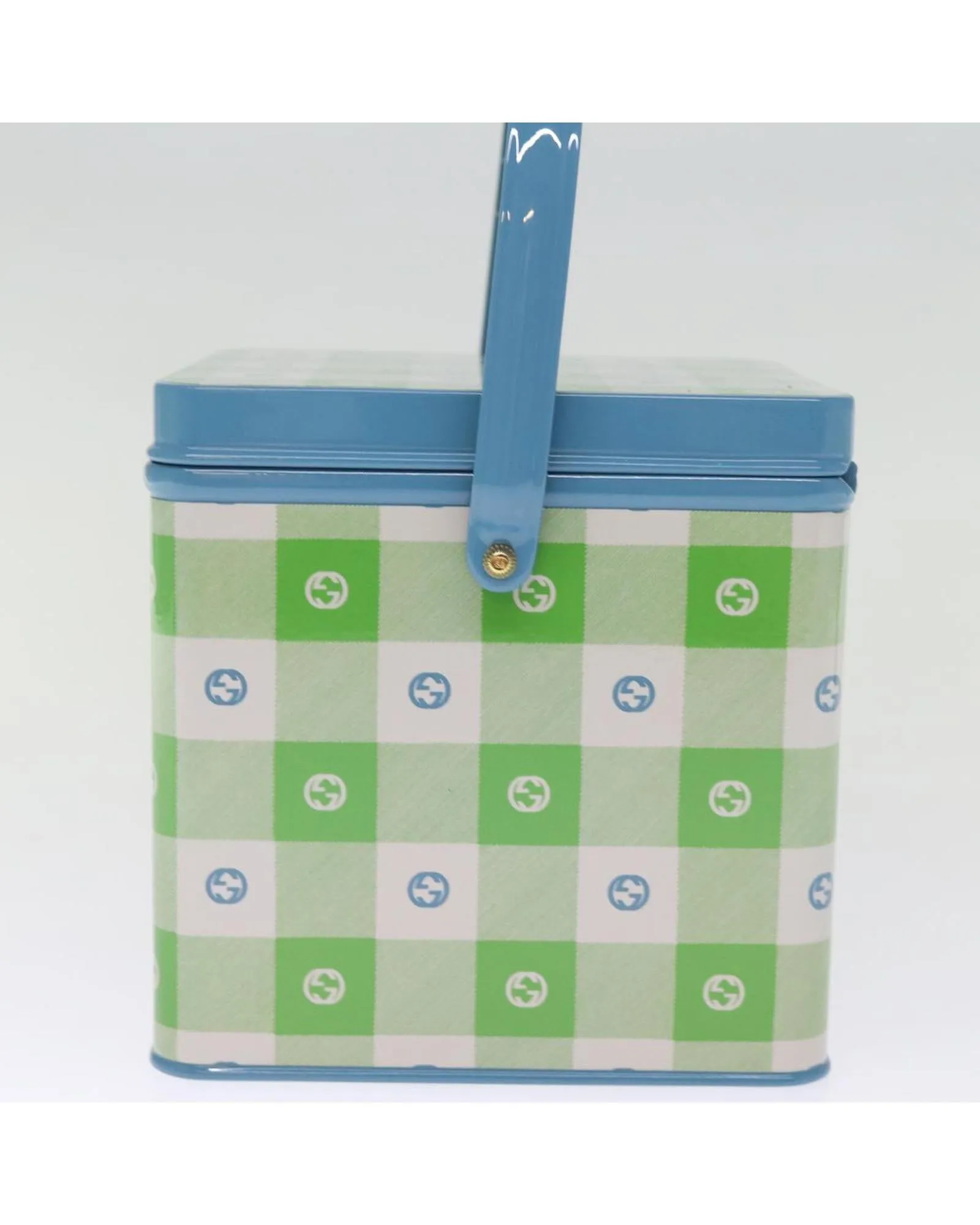 Resin Green Box Handbag by Italian Designer
