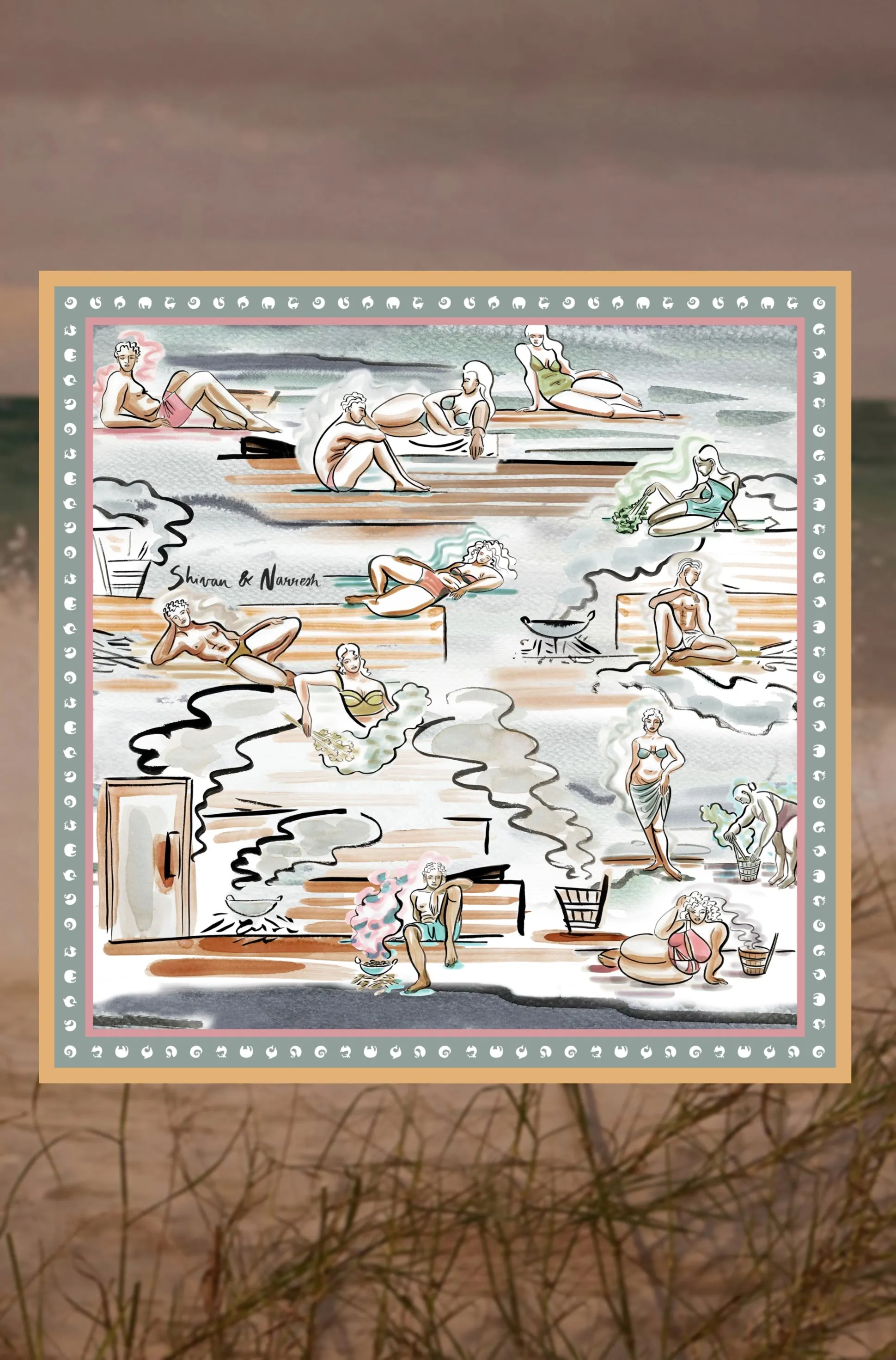 Saun Silk IconoScarf