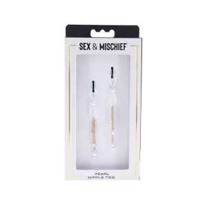 Sex And Mischief Pearl Nipple Ties*