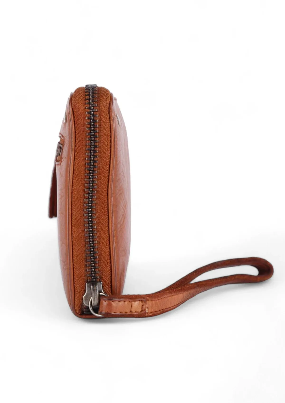 Sierra Wrist Wallet - Cognac