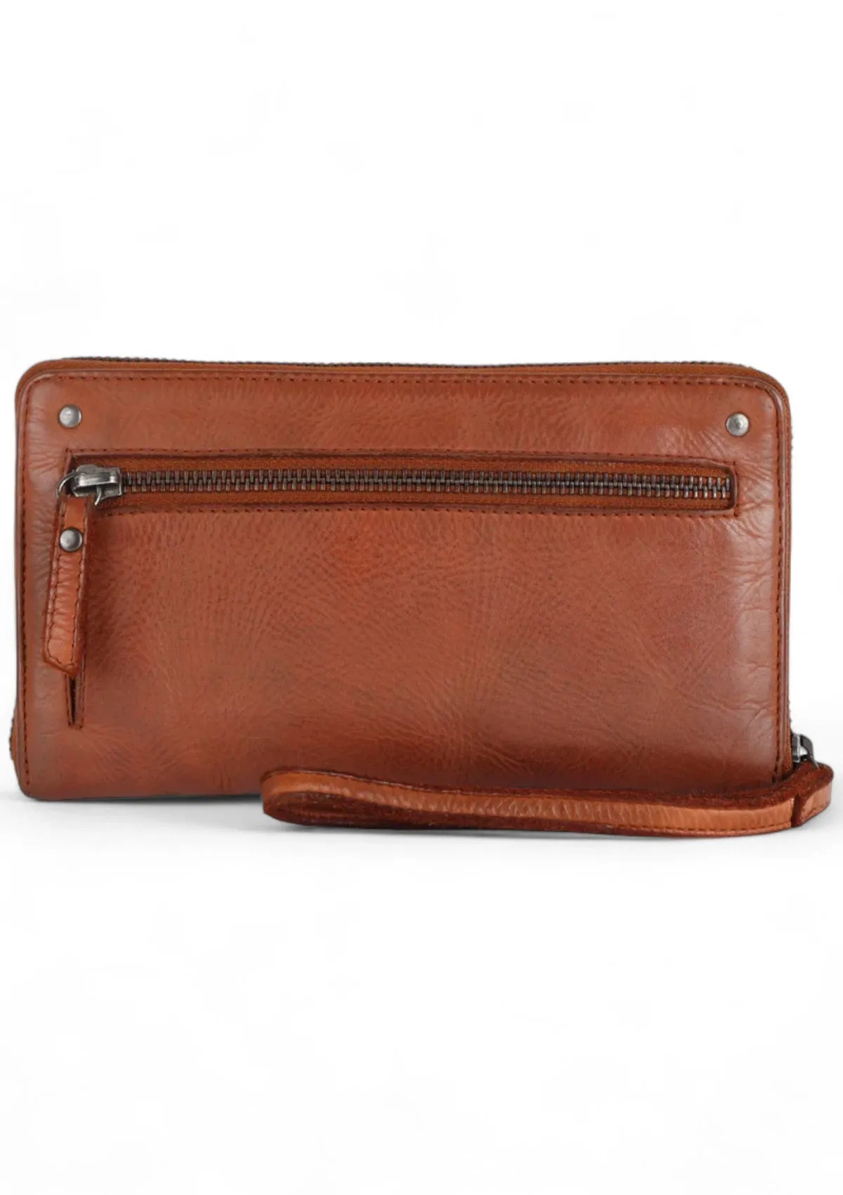 Sierra Wrist Wallet - Cognac