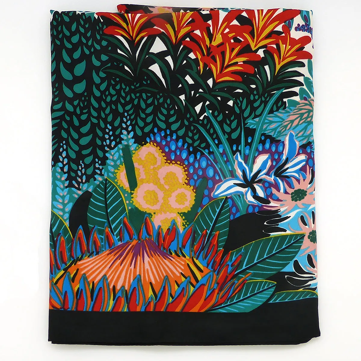 Twill Silk Scarf Women LARGE Zebra Shawls Square Bandana Kerchief Foulards 51" Luxury Brand Look
