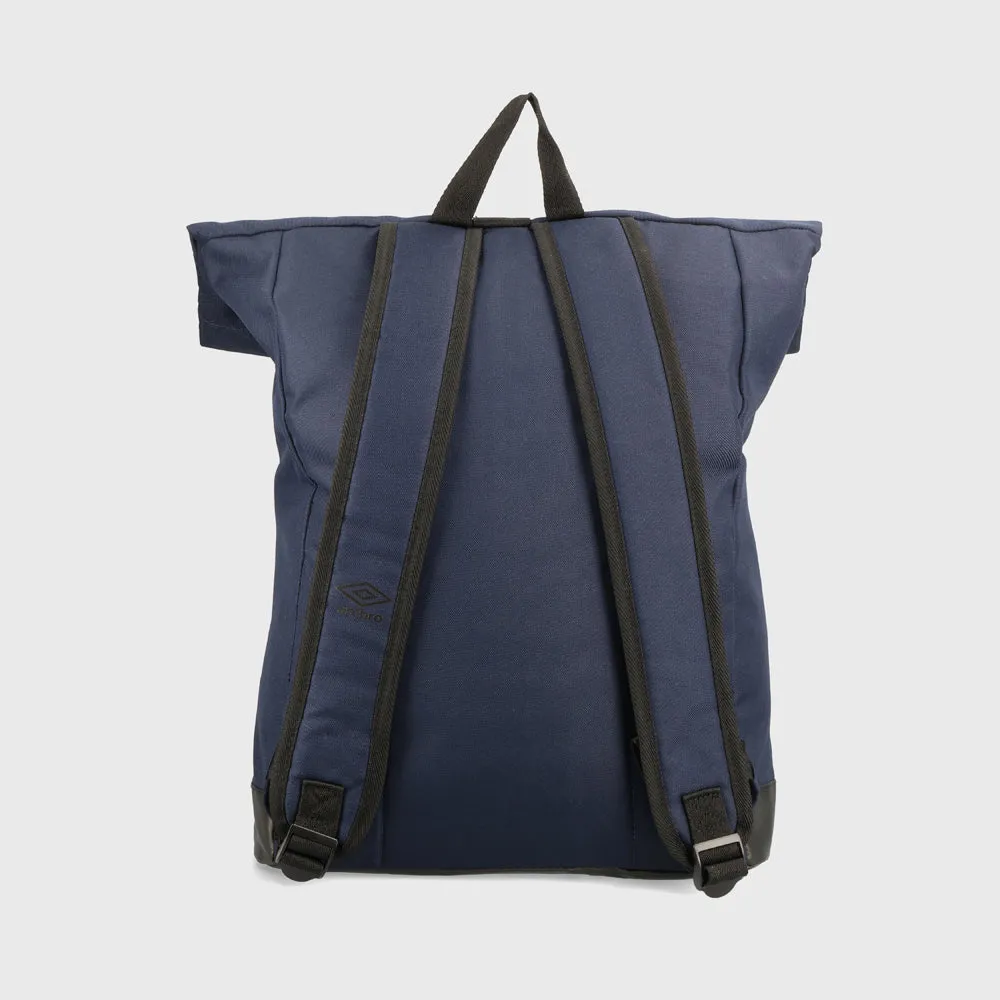Umbro Unisex Terrace Roll Top Backpack Navy/Black _ 182449 _ Navy
