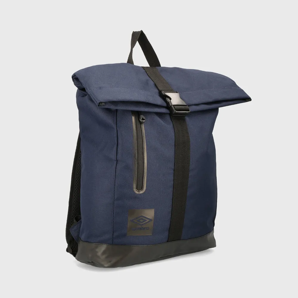 Umbro Unisex Terrace Roll Top Backpack Navy/Black _ 182449 _ Navy