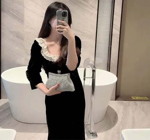 Water Diamond Dinner Bag