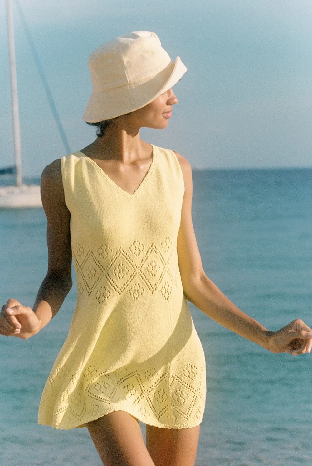 Wave Bucket - Yellow Terry