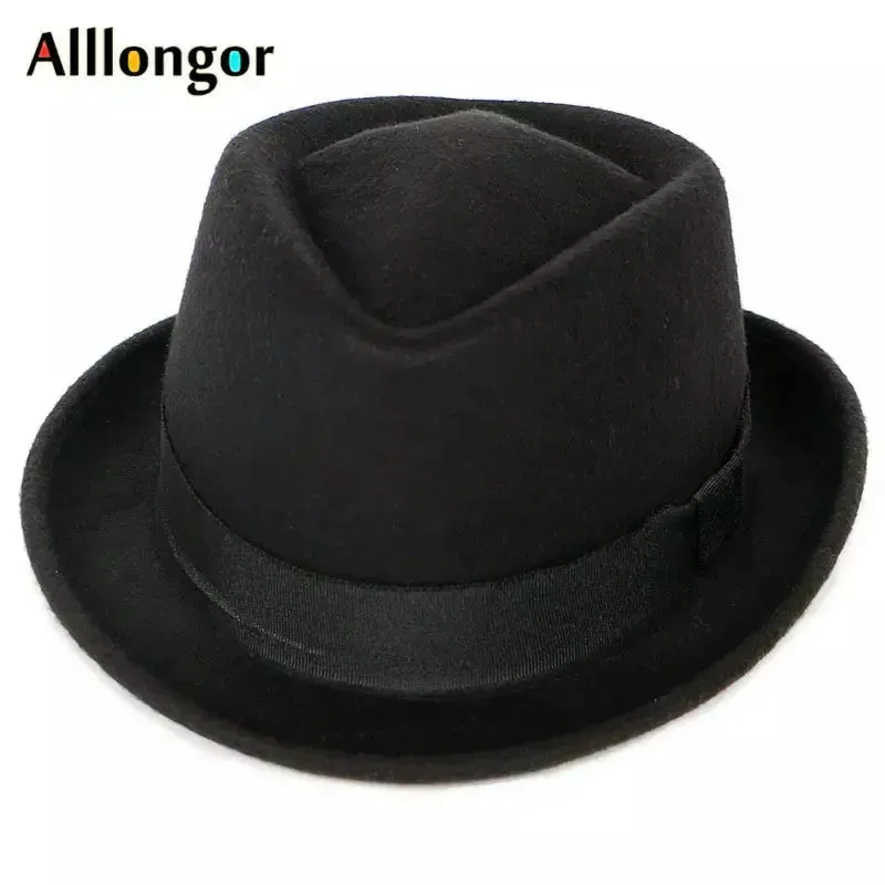 Wool Fedora Hat Men Women Fashion Style.