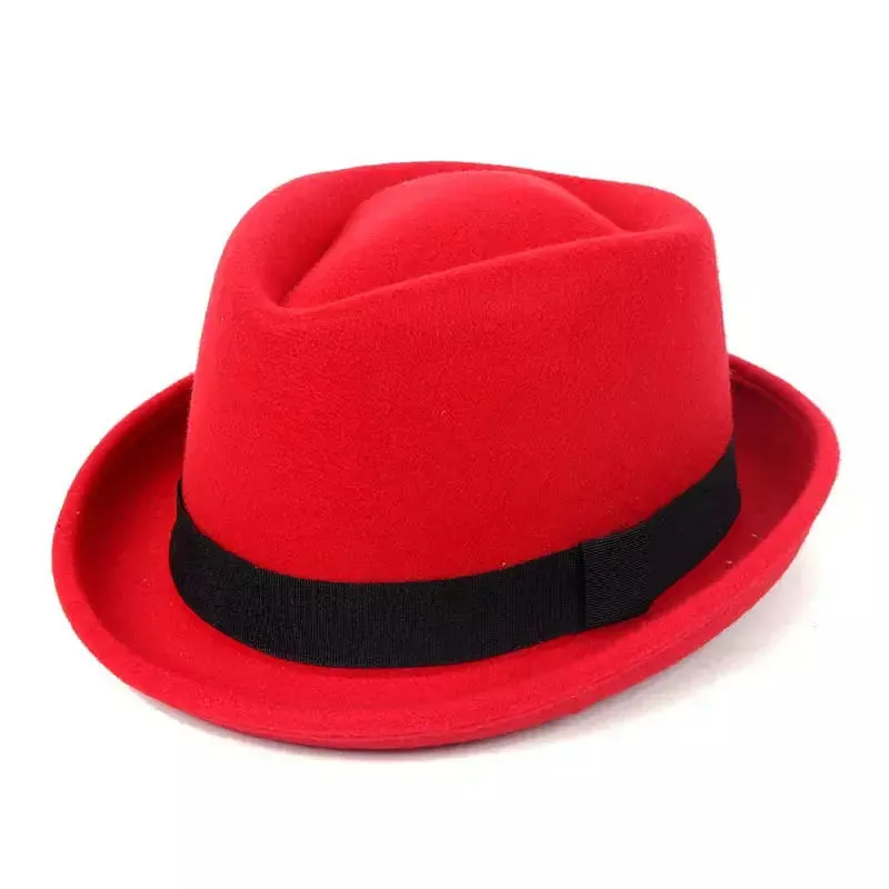 Wool Fedora Hat Men Women Fashion Style.
