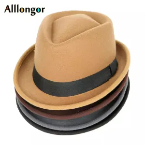 Wool Fedora Hat Men Women Fashion Style.