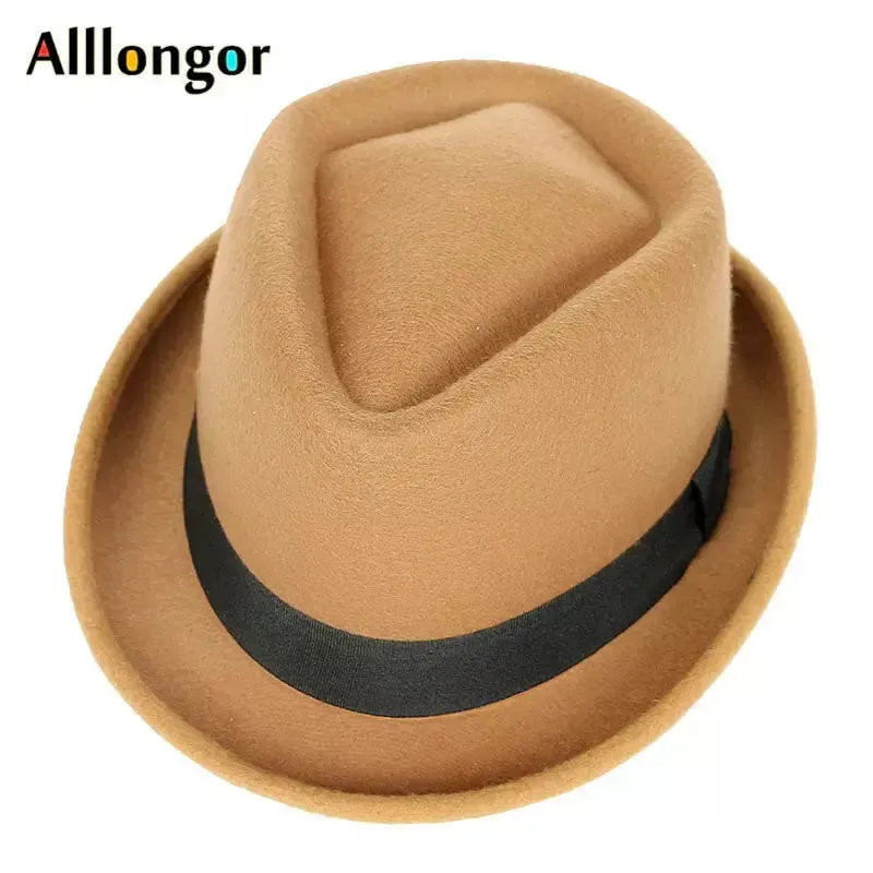 Wool Fedora Hat Men Women Fashion Style.