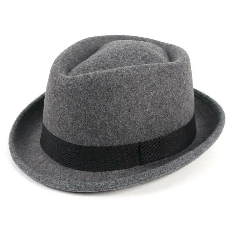 Wool Fedora Hat Men Women Fashion Style.