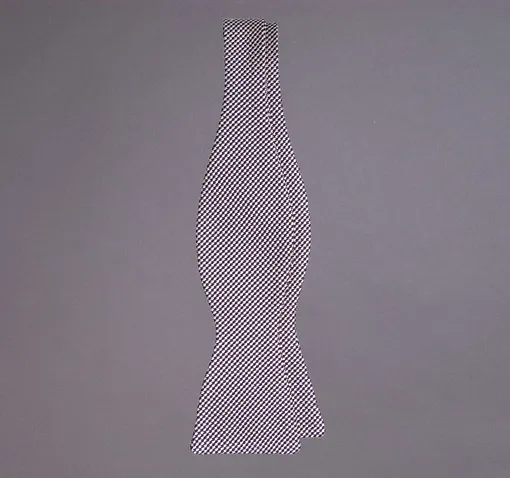 Woven Formal Tick Weave Bow Tie