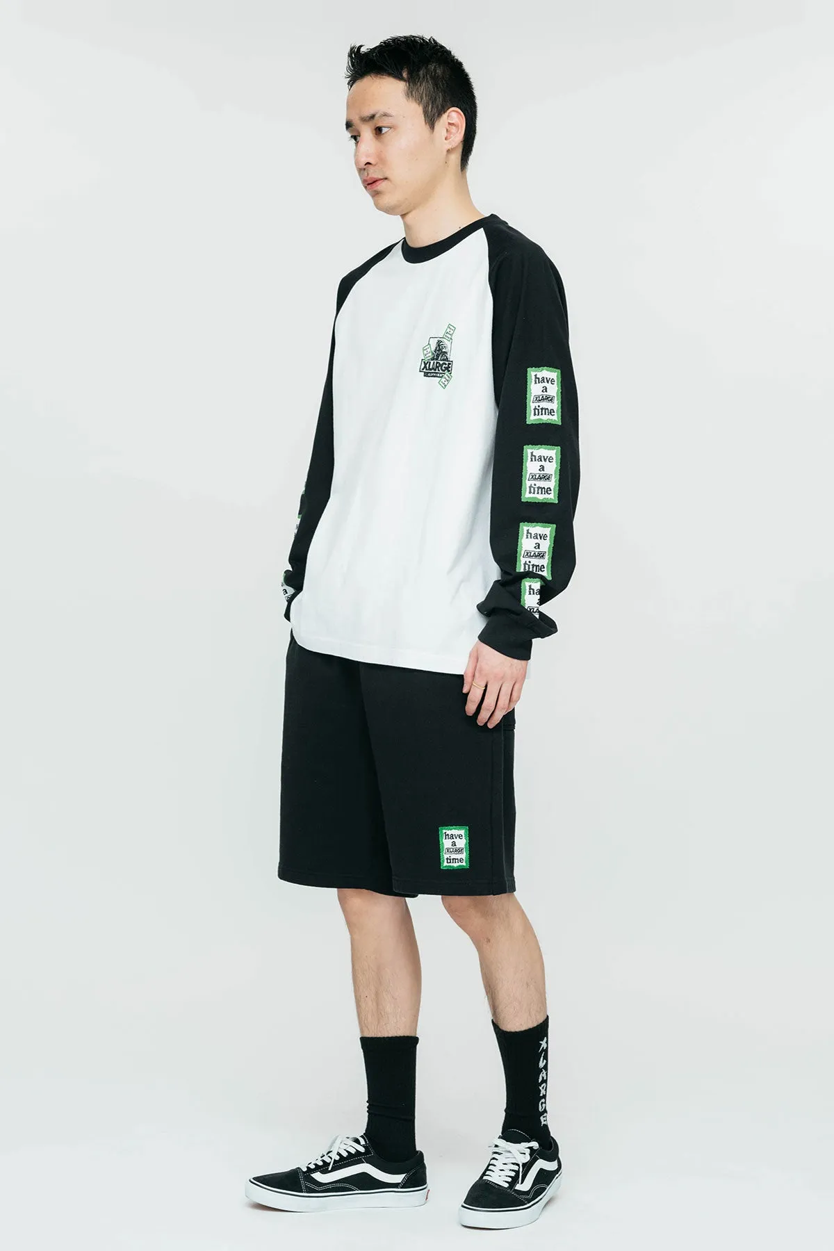 Xlarge × have a good time LS Tee - Black